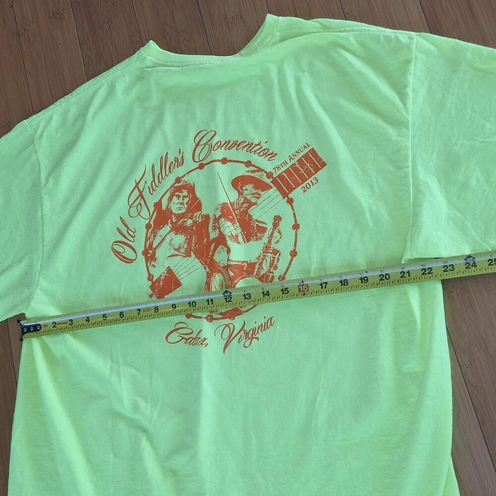 Fiddlers Convention 2XL Delta-pro-weight T-shirt Unisex - Picture 7 of 8